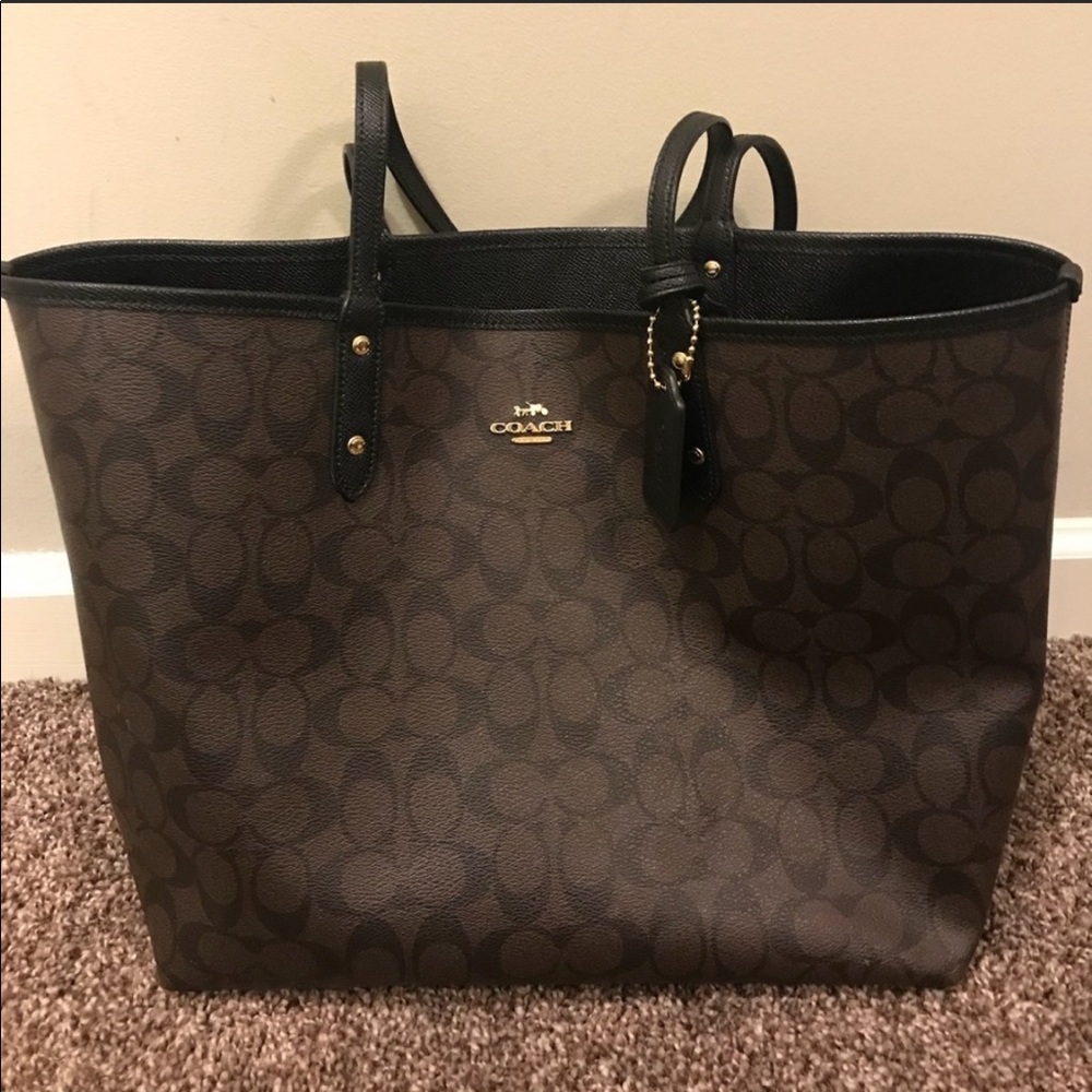 Reversible Coach Tote